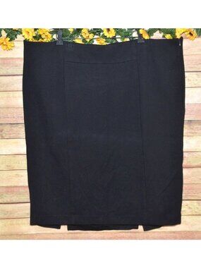 6th & Lane Women's Plus Black Pencil Skirt Size 28 Stretch Knee Length Career